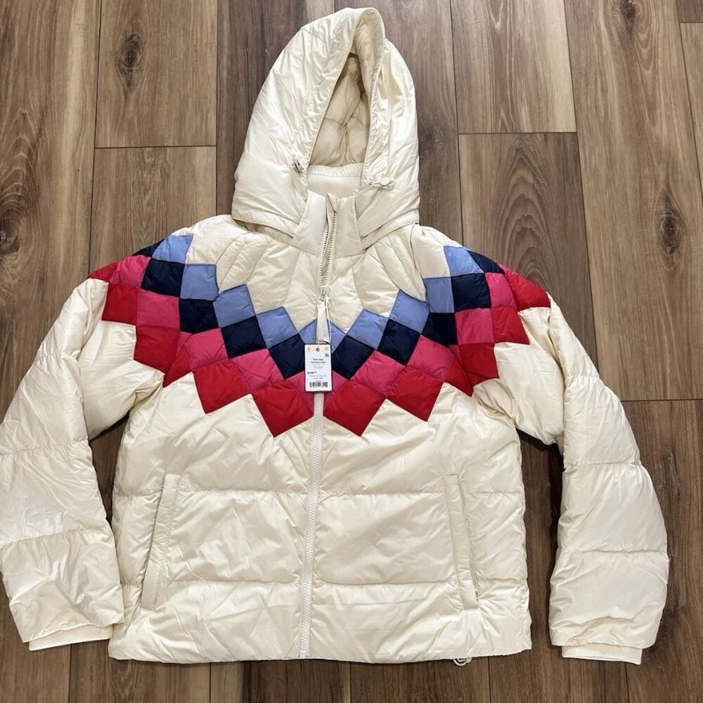 NEW Marine Layer Womens Archive Sierra Down Puffer Jacket M NWT Antique White